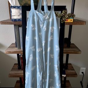 Floral Overall Pants